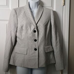 Evan Picone Blazer suit jacket business court office professional Sz 6 EUC